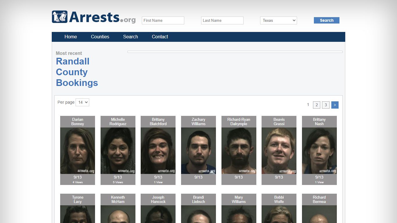 Randall County Arrests and Inmate Search